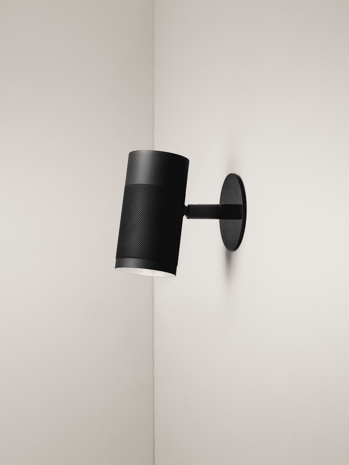 Patrone Recessed Small væglampe med dækplade, sortbruneret messing • Thorup Copenhagen - Copenhagenhomedesign