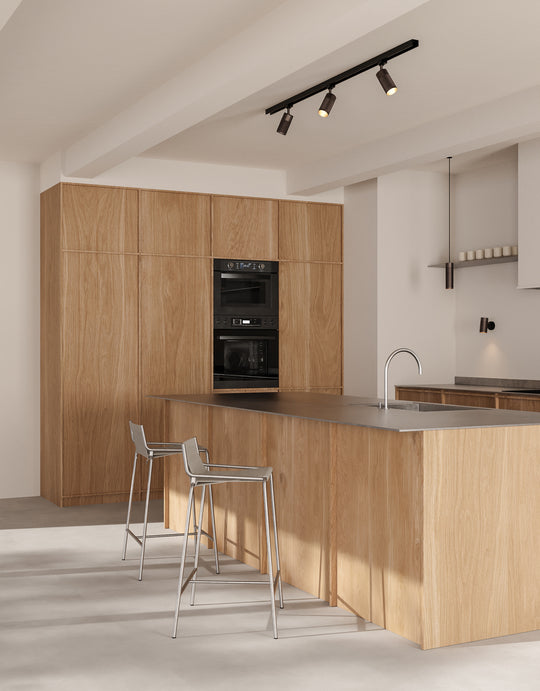 Patrone loftspot til skinne, sortbruneret messing • Thorup Copenhagen - Copenhagenhomedesign