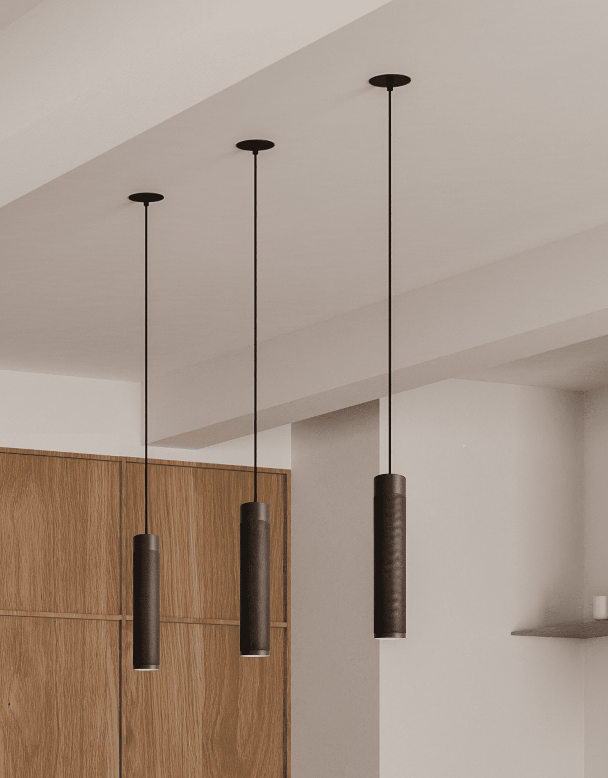 Patrone Pendel Long i bruneret messing • Thorup Copenhagen - Copenhagenhomedesign