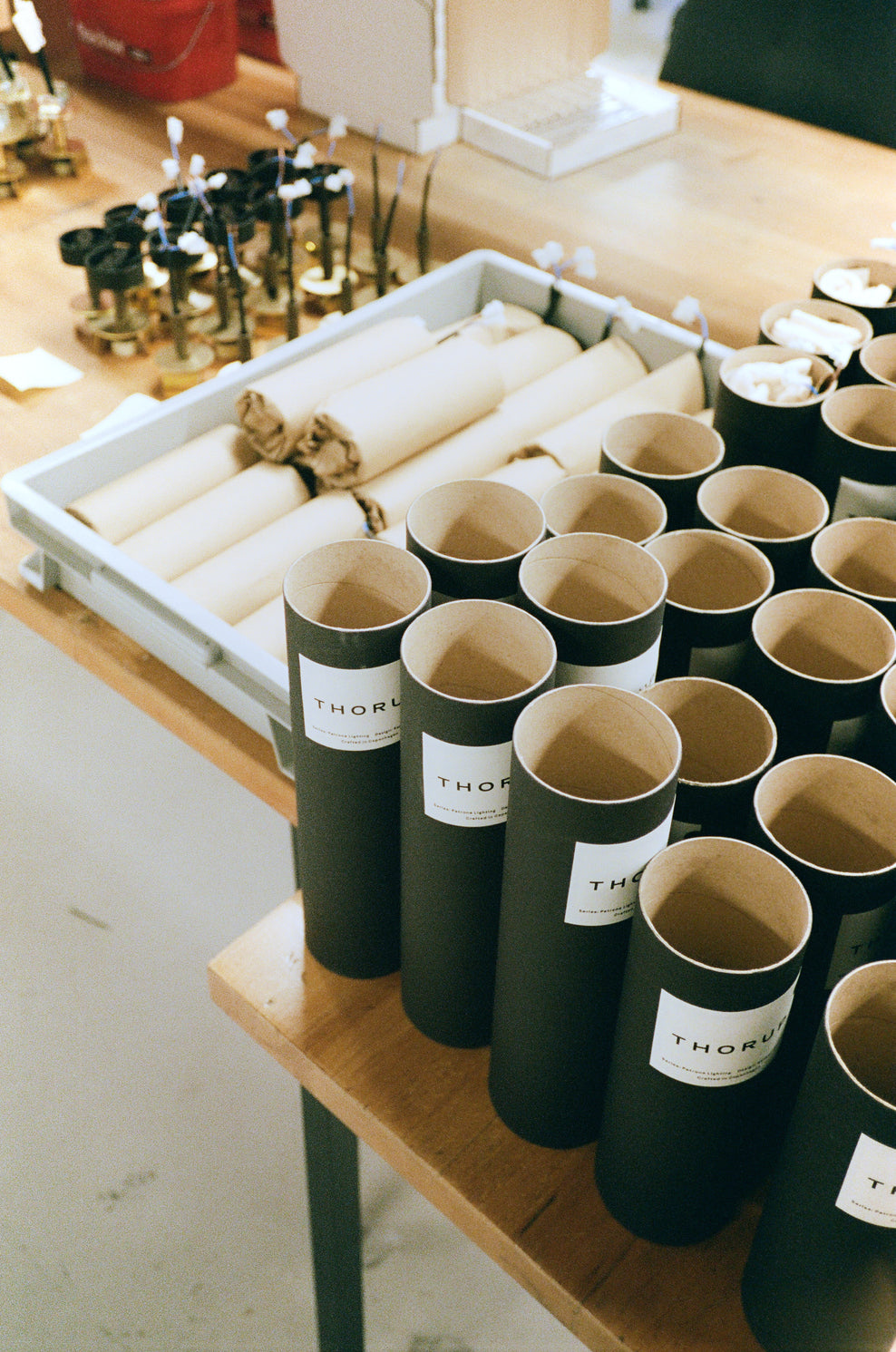 Patrone Pendel Long i bruneret messing • Thorup Copenhagen - Copenhagenhomedesign