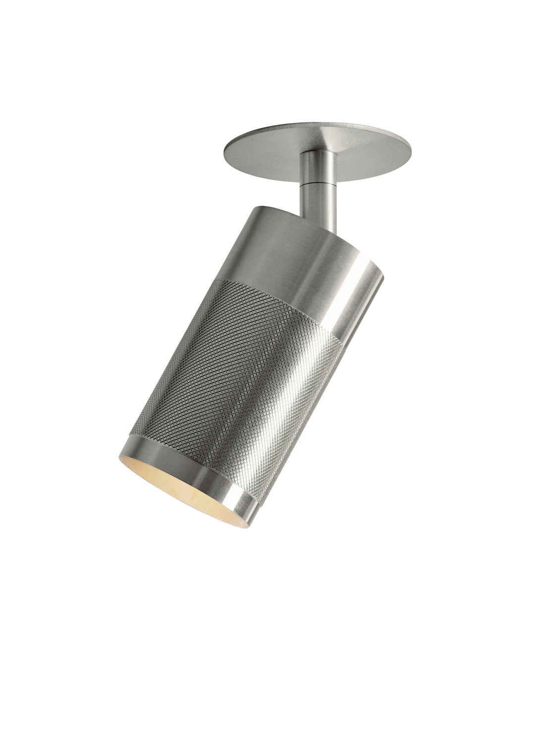 Patrone loftspot med dækplade - clip fit, rustfritt stål look • Thorup Copenhagen - Copenhagenhomedesign