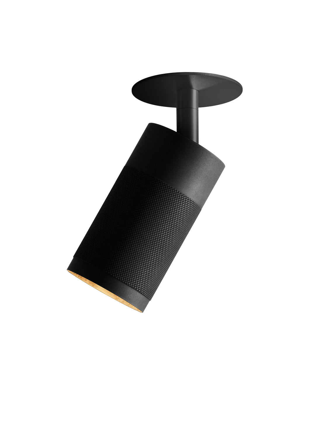 Patrone loftspot med dækplade - clip fit, sortbruneret messing • Thorup Copenhagen - Copenhagenhomedesign