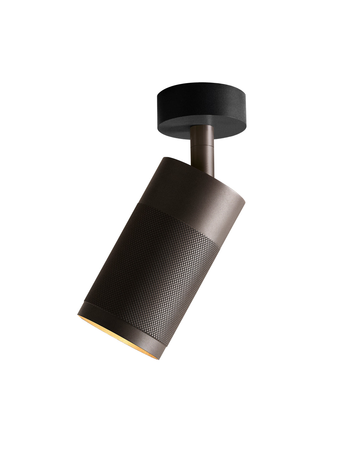 Patrone loftspot med roset, bruneret messing • Thorup Copenhagen - Copenhagenhomedesign