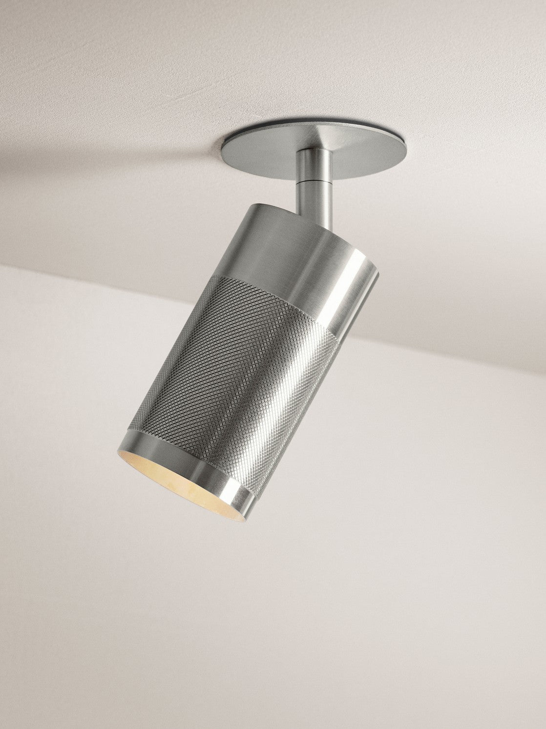 Patrone loftspot med dækplade - box fit, rustfritt stål look • Thorup Copenhagen - Copenhagenhomedesign