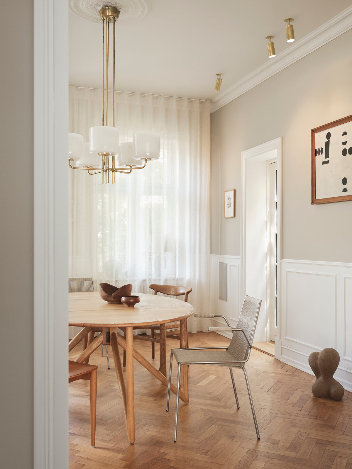 Patrone loftspot med dækplade - box fit, messing • Thorup Copenhagen - Copenhagenhomedesign