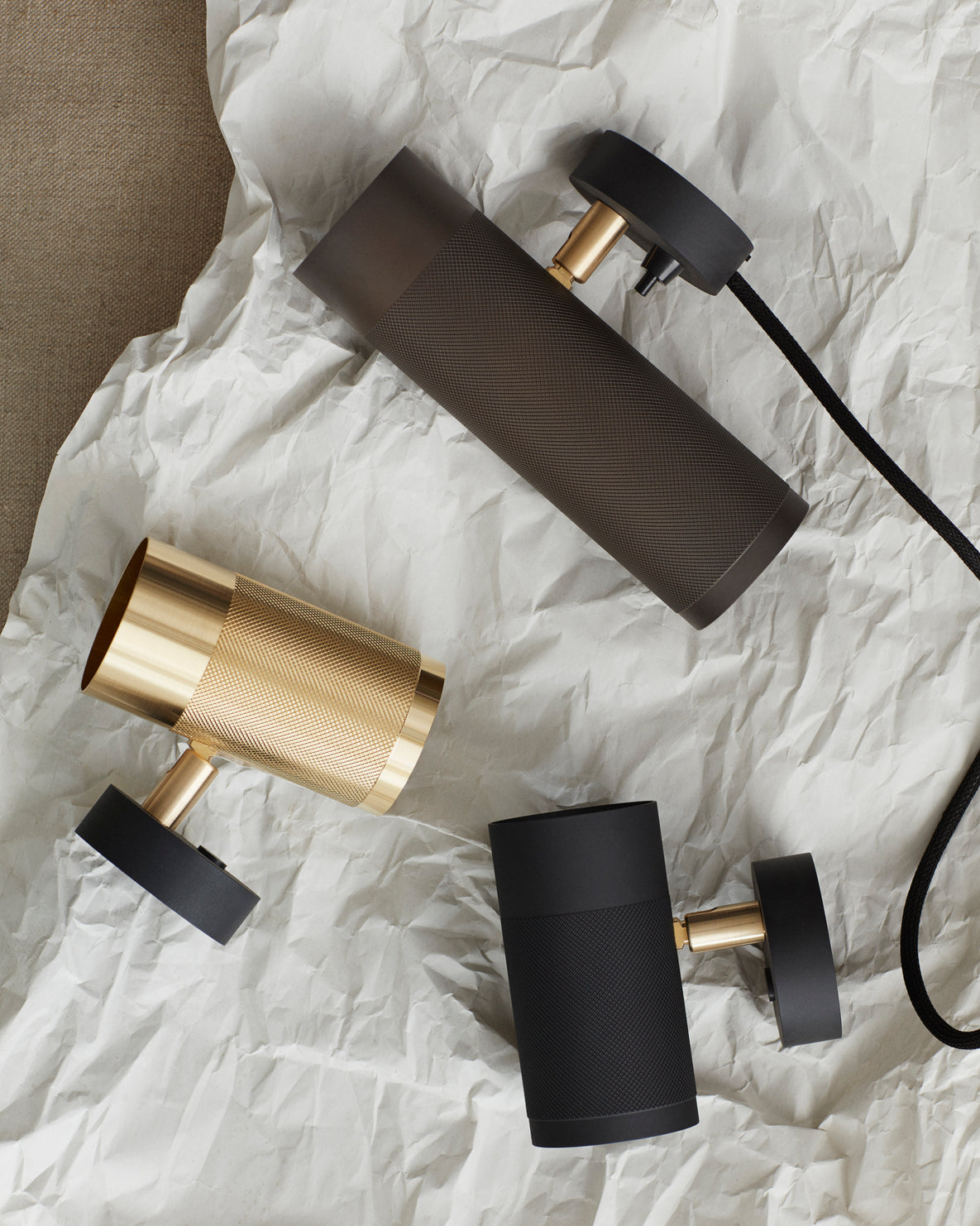 Patrone væglampe, bruneret og messing • Thorup Copenhagen - Copenhagenhomedesign