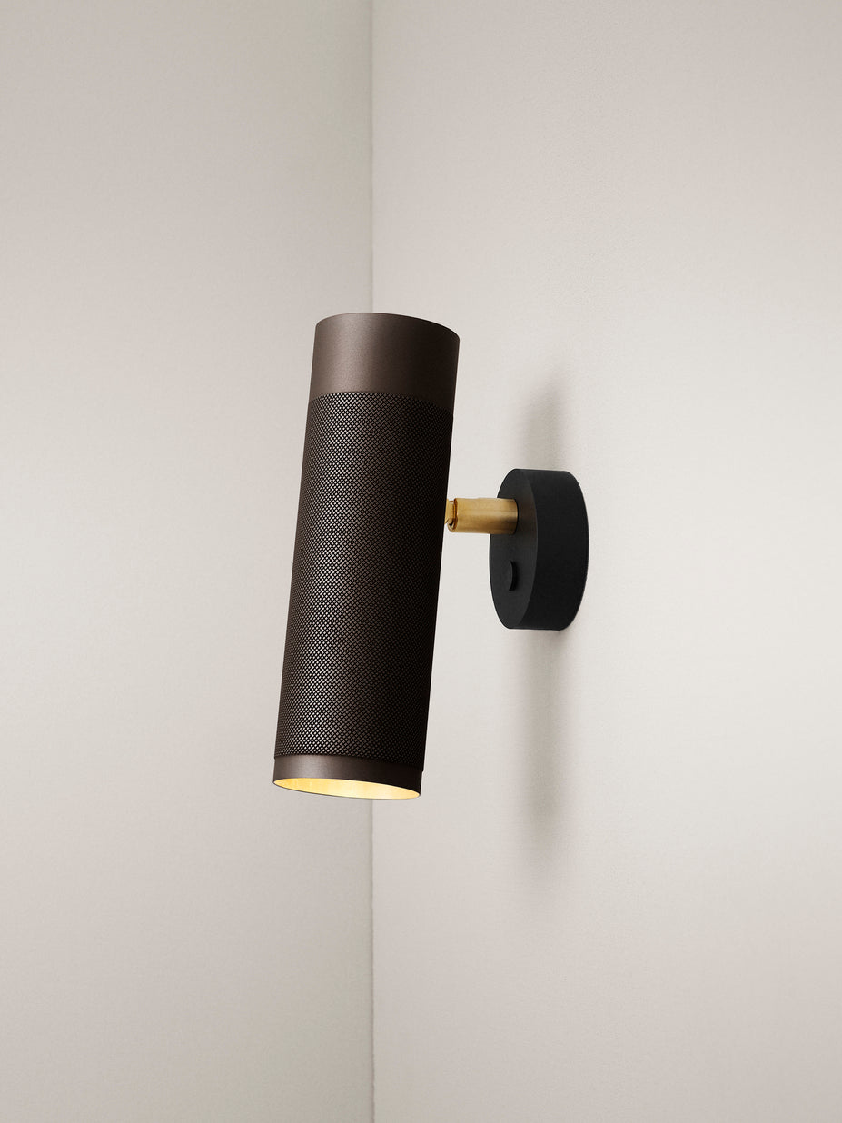 Patrone væglampe, bruneret og messing • Thorup Copenhagen - Copenhagenhomedesign