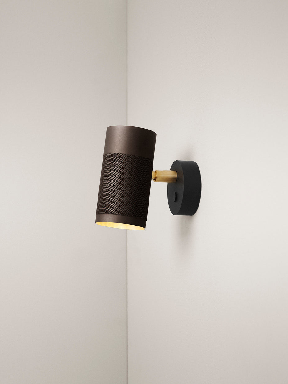 Patrone væglampe small, bruneret og messing • Thorup Copenhagen - Copenhagenhomedesign