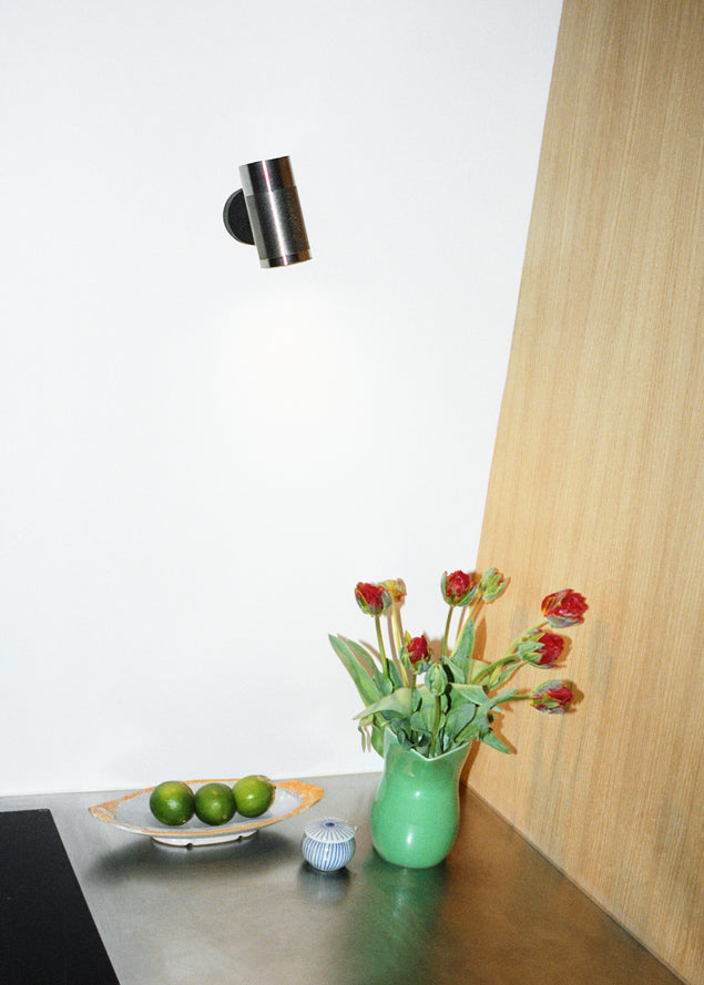 Patrone væglampe small, rustfritt stål look • Thorup Copenhagen - Copenhagenhomedesign