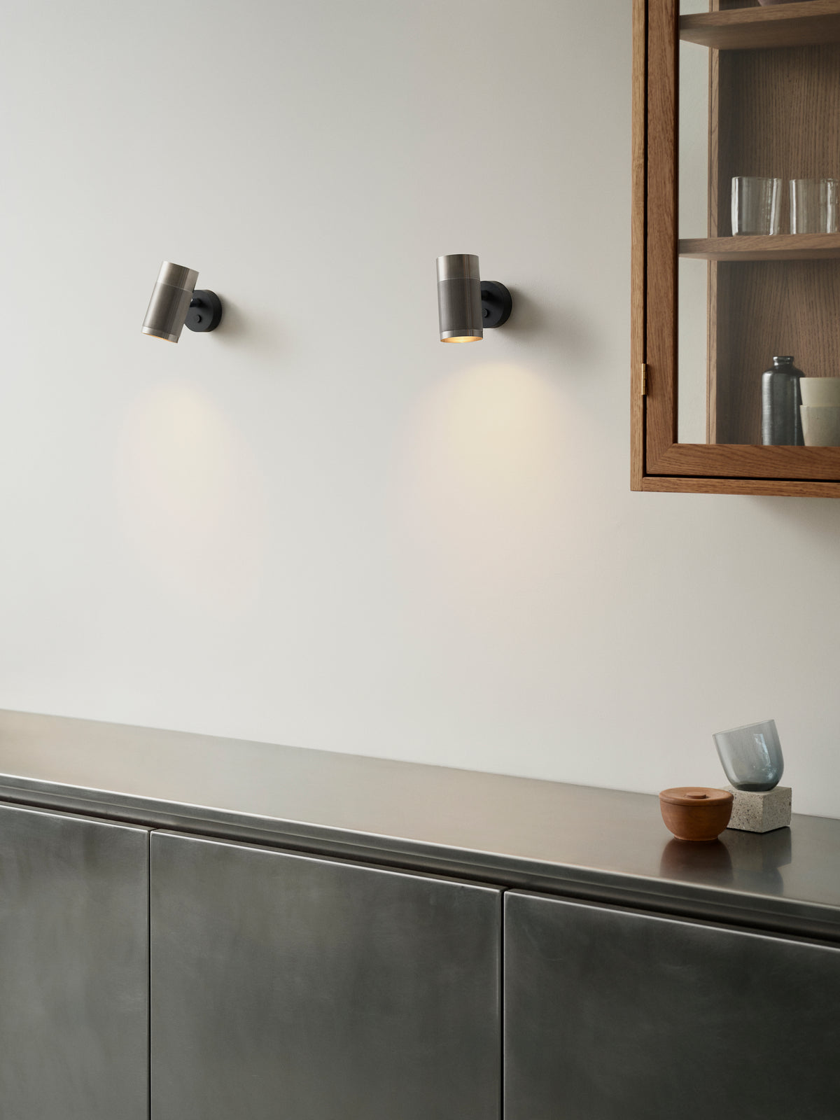 Patrone væglampe small, rustfritt stål look • Thorup Copenhagen - Copenhagenhomedesign