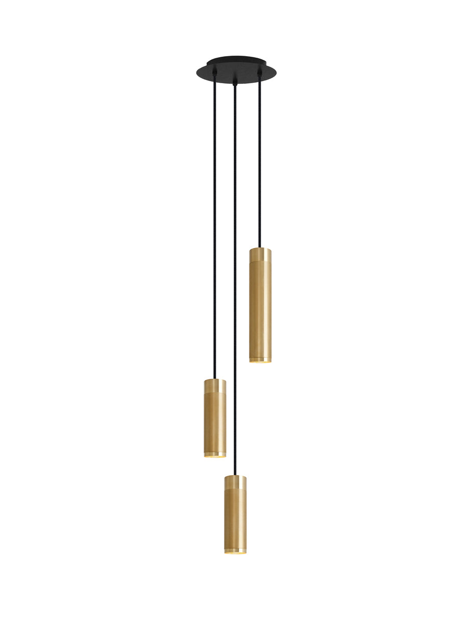 Patrone Cluster 3 Pendel Messing • Thorup Copenhagen - Copenhagenhomedesign