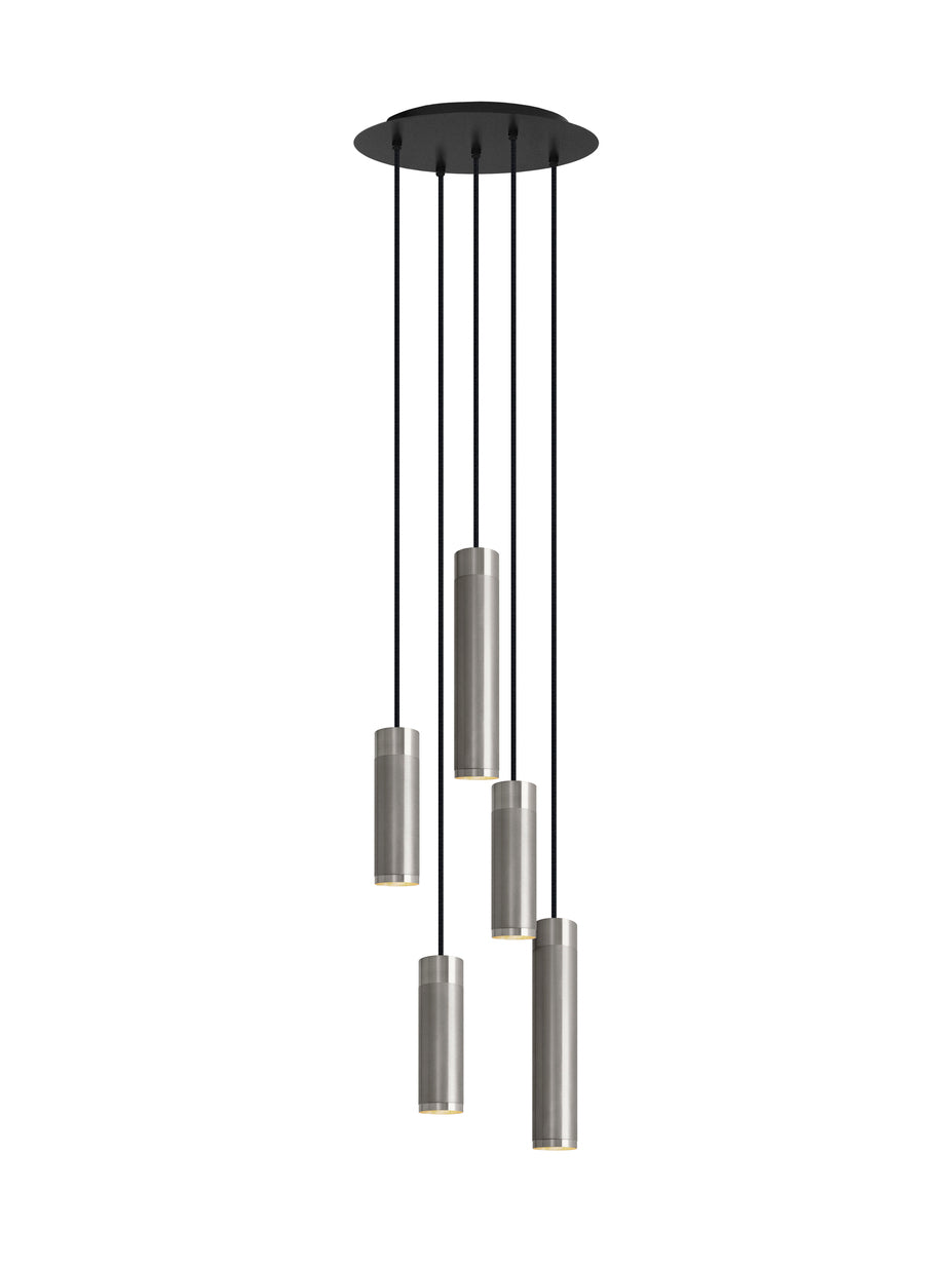 Patrone Cluster 5 Pendel, rustfritt stål look • Thorup Copenhagen - Copenhagenhomedesign