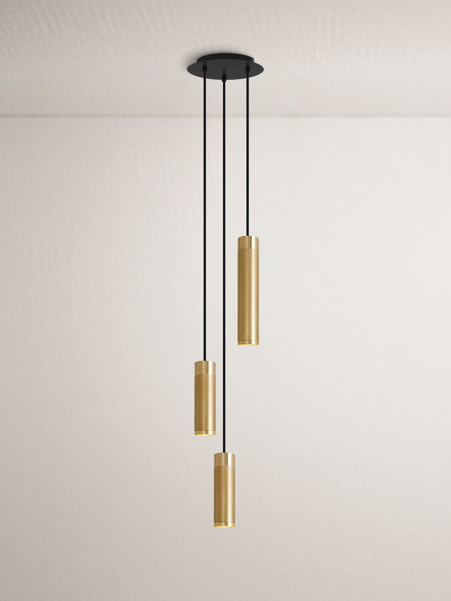 Patrone Cluster 3 Pendel Messing • Thorup Copenhagen - Copenhagenhomedesign