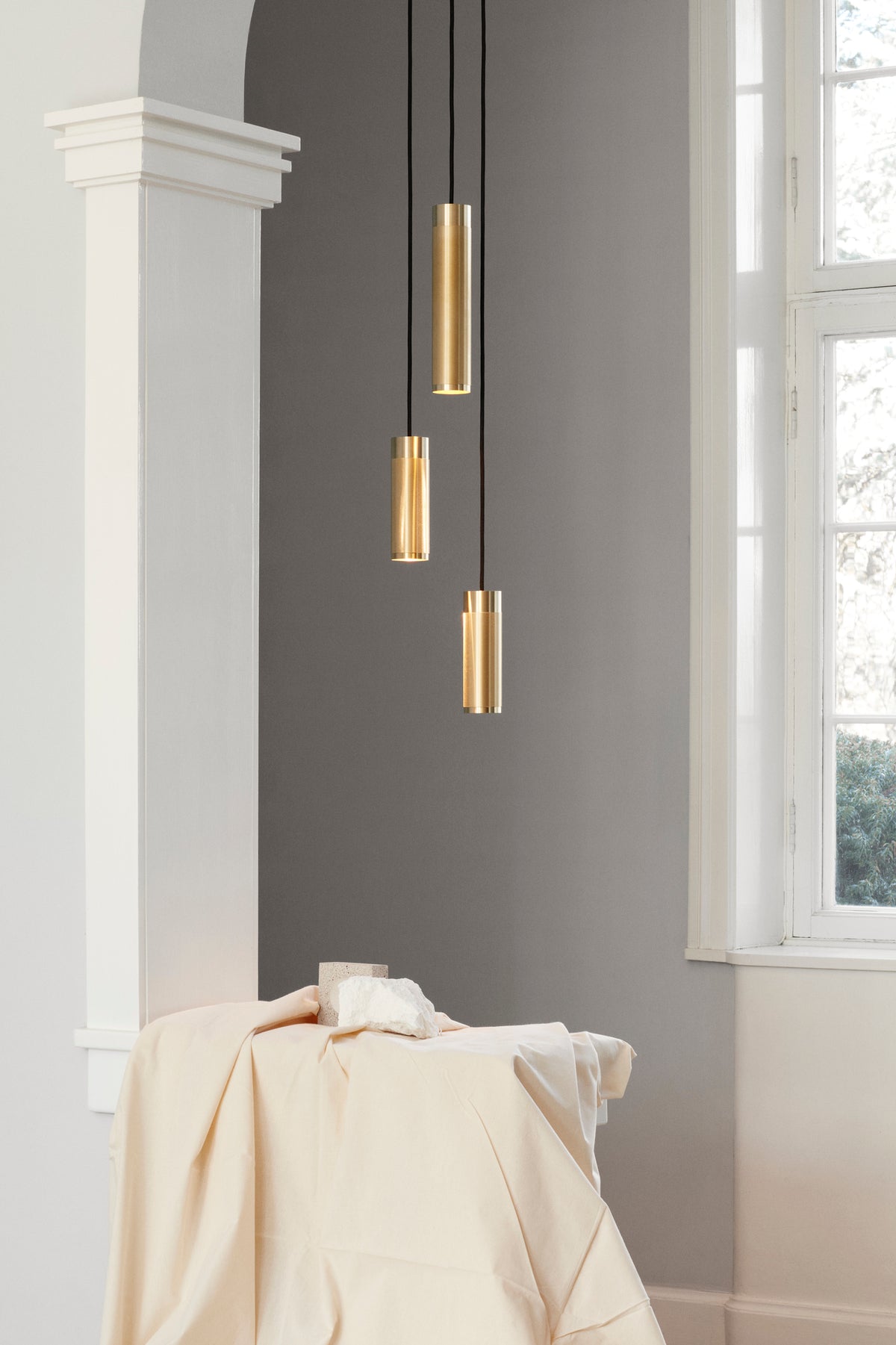 Patrone Cluster 3 Pendel Messing • Thorup Copenhagen - Copenhagenhomedesign