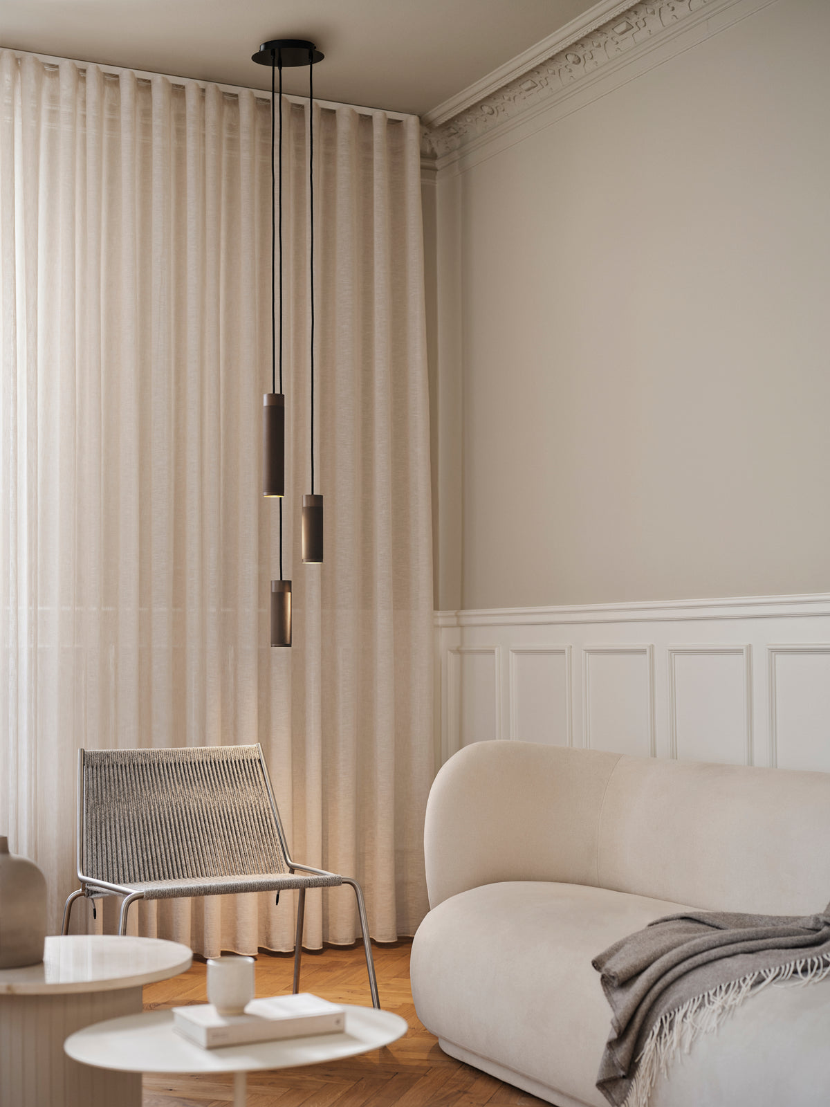 Patrone Cluster 3 Pendel Bruneret Messing • Thorup Copenhagen - Copenhagenhomedesign