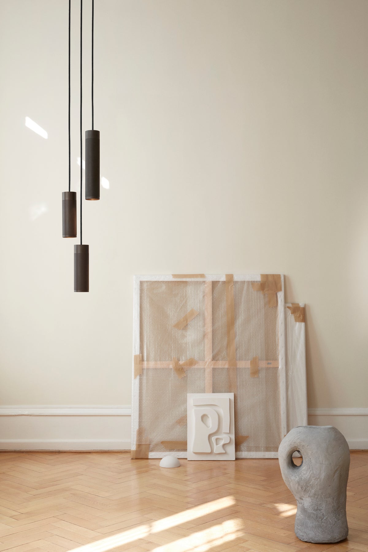 Patrone Cluster 3 Pendel Bruneret Messing • Thorup Copenhagen - Copenhagenhomedesign