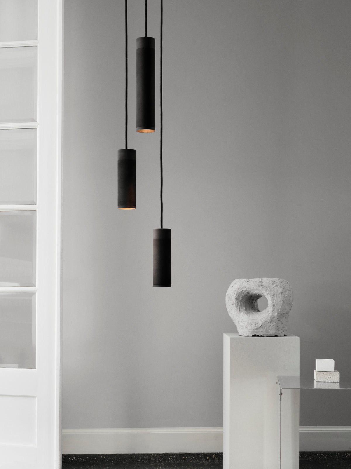Patrone Cluster 3 Pendel Sort Bruneret Messing • Thorup Copenhagen - Copenhagenhomedesign