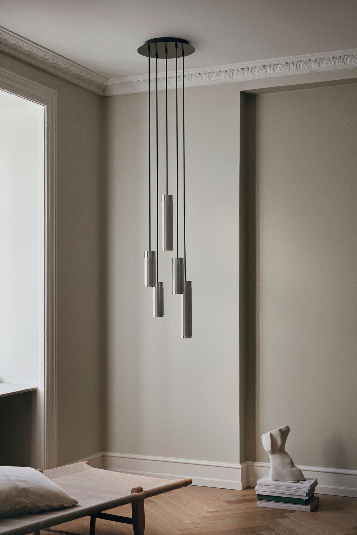 Patrone Cluster 5 Pendel, rustfritt stål look • Thorup Copenhagen - Copenhagenhomedesign