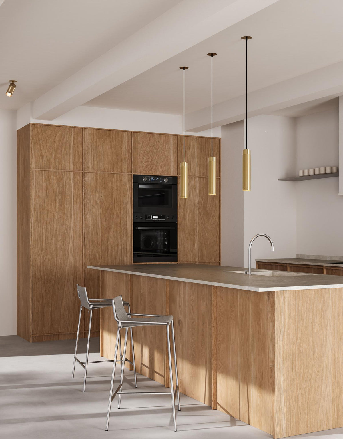 Patrone Pendel Long i messing • Thorup Copenhagen - Copenhagenhomedesign