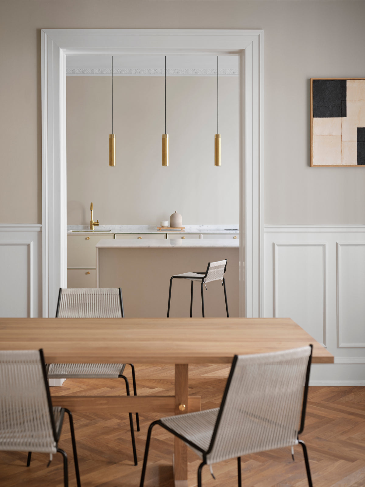 Patrone Pendel Long i messing • Thorup Copenhagen - Copenhagenhomedesign