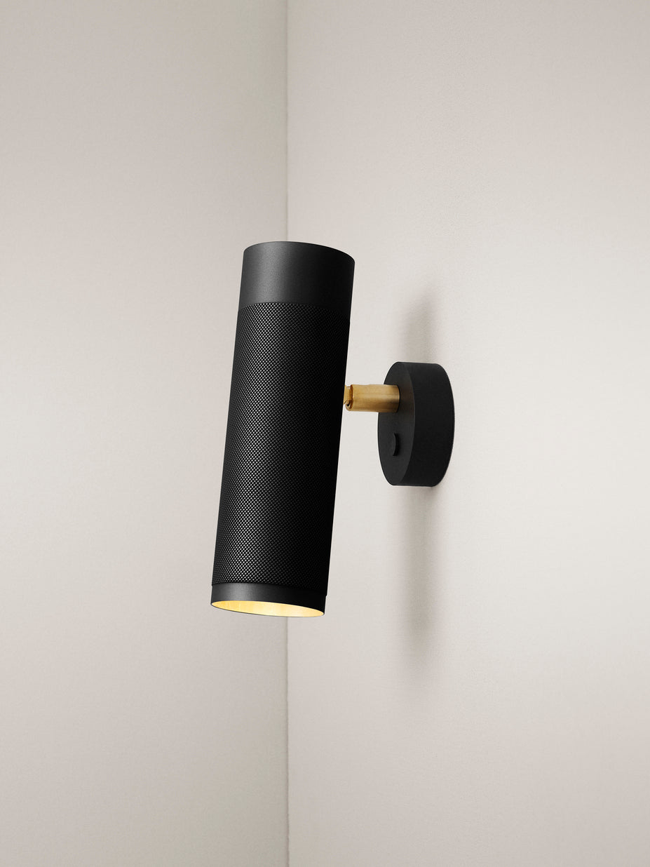 Patrone væglampe, sortbruneret og messing • Thorup Copenhagen - Copenhagenhomedesign