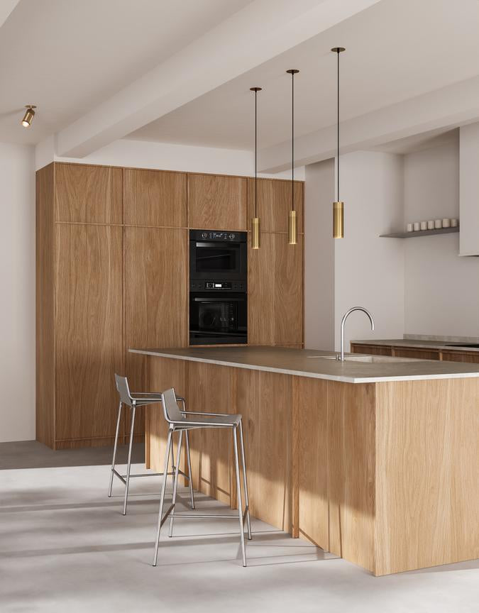 Patrone loftspot med dækplade - clip fit, messing • Thorup Copenhagen - Copenhagenhomedesign
