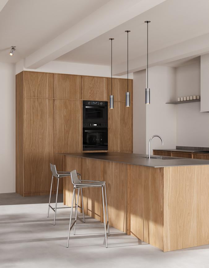 Patrone loftspot med dækplade - clip fit, rustfritt stål look • Thorup Copenhagen - Copenhagenhomedesign