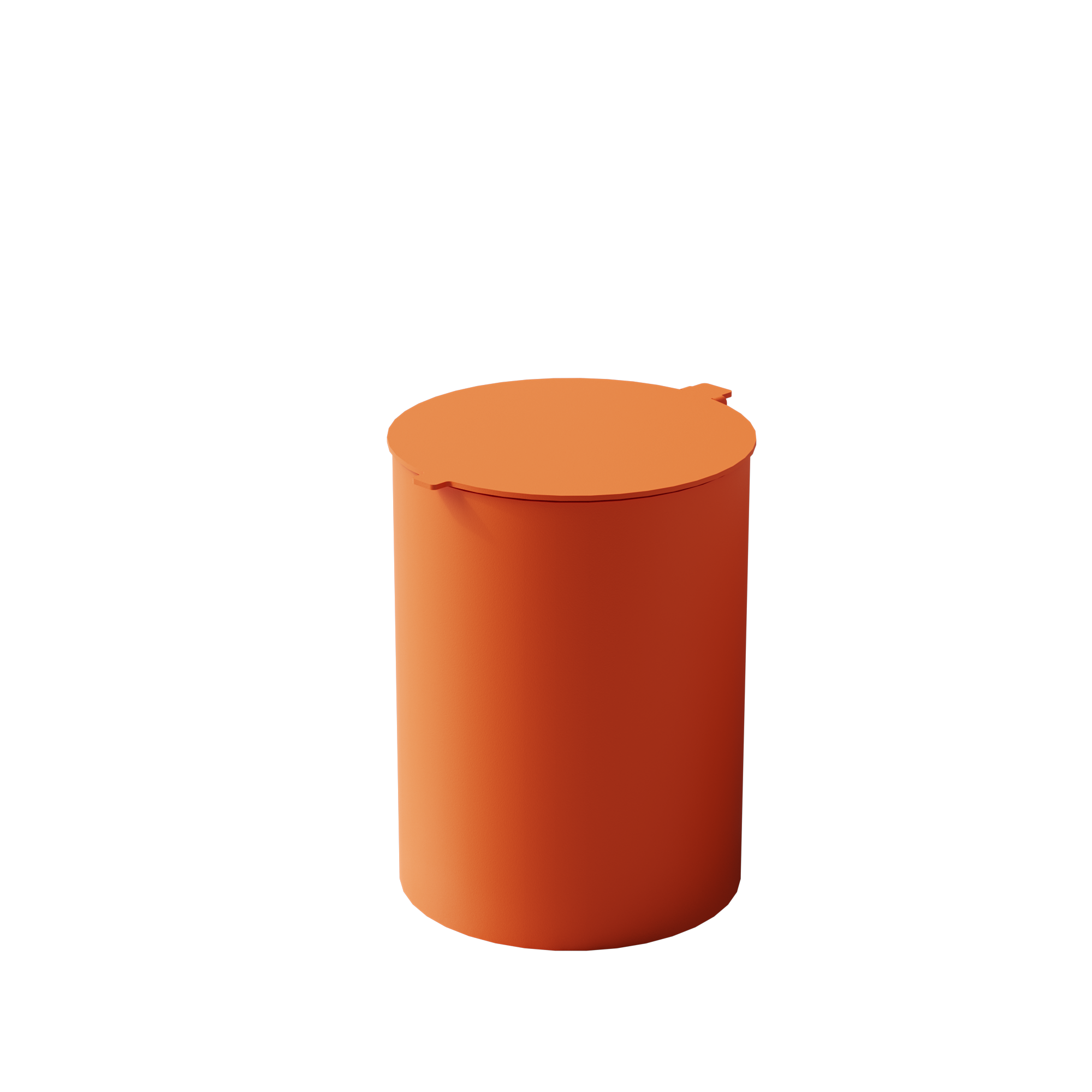 Toiletspand, orange • NICHBA