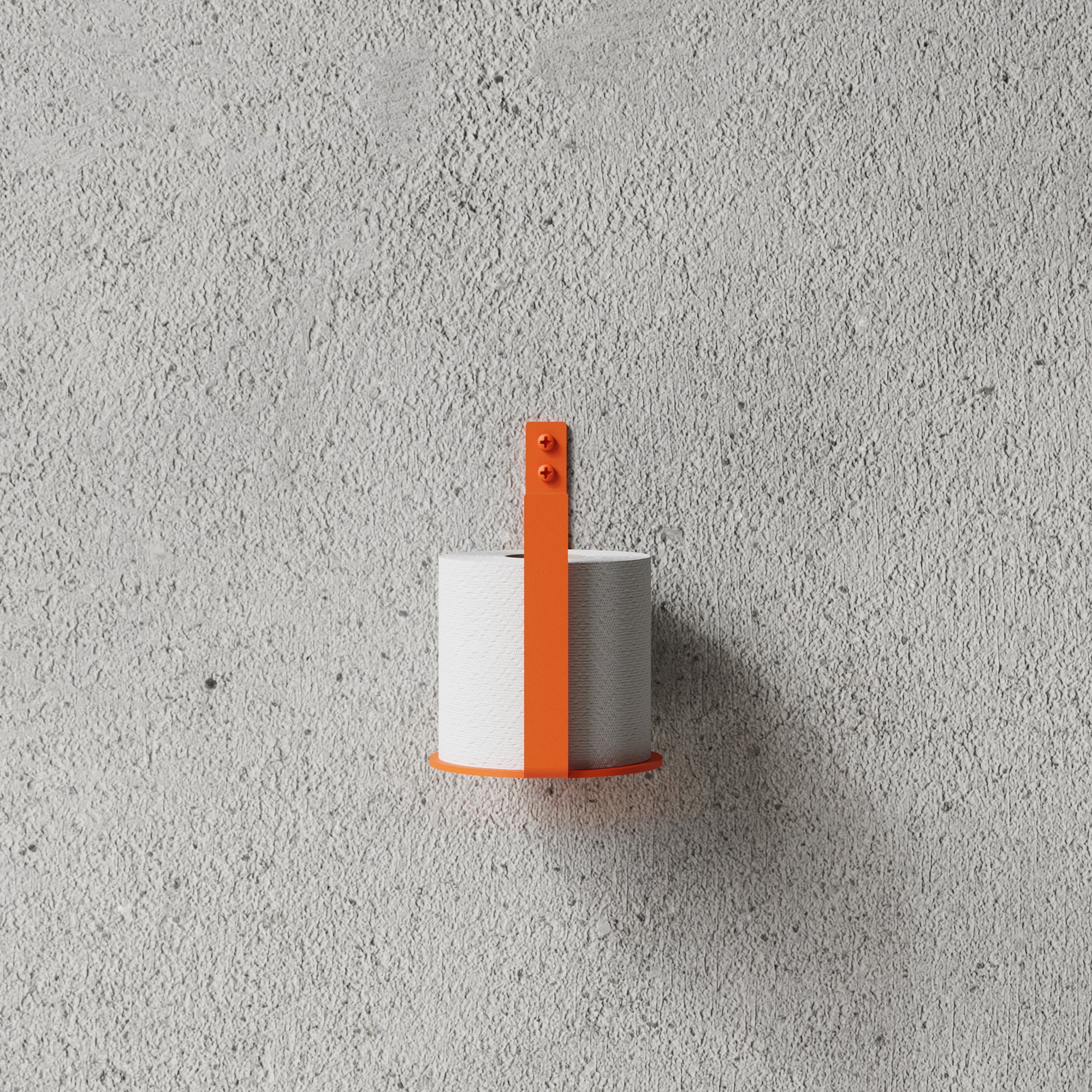 Ekstra toiletrulleholder (reserve), orange • NICHBA