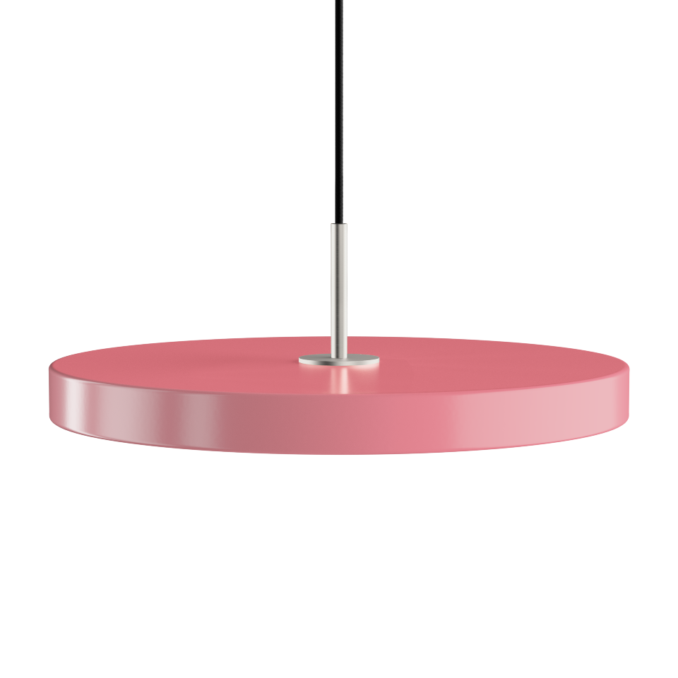 Asteria Plus pendel, rose og stål • UMAGE