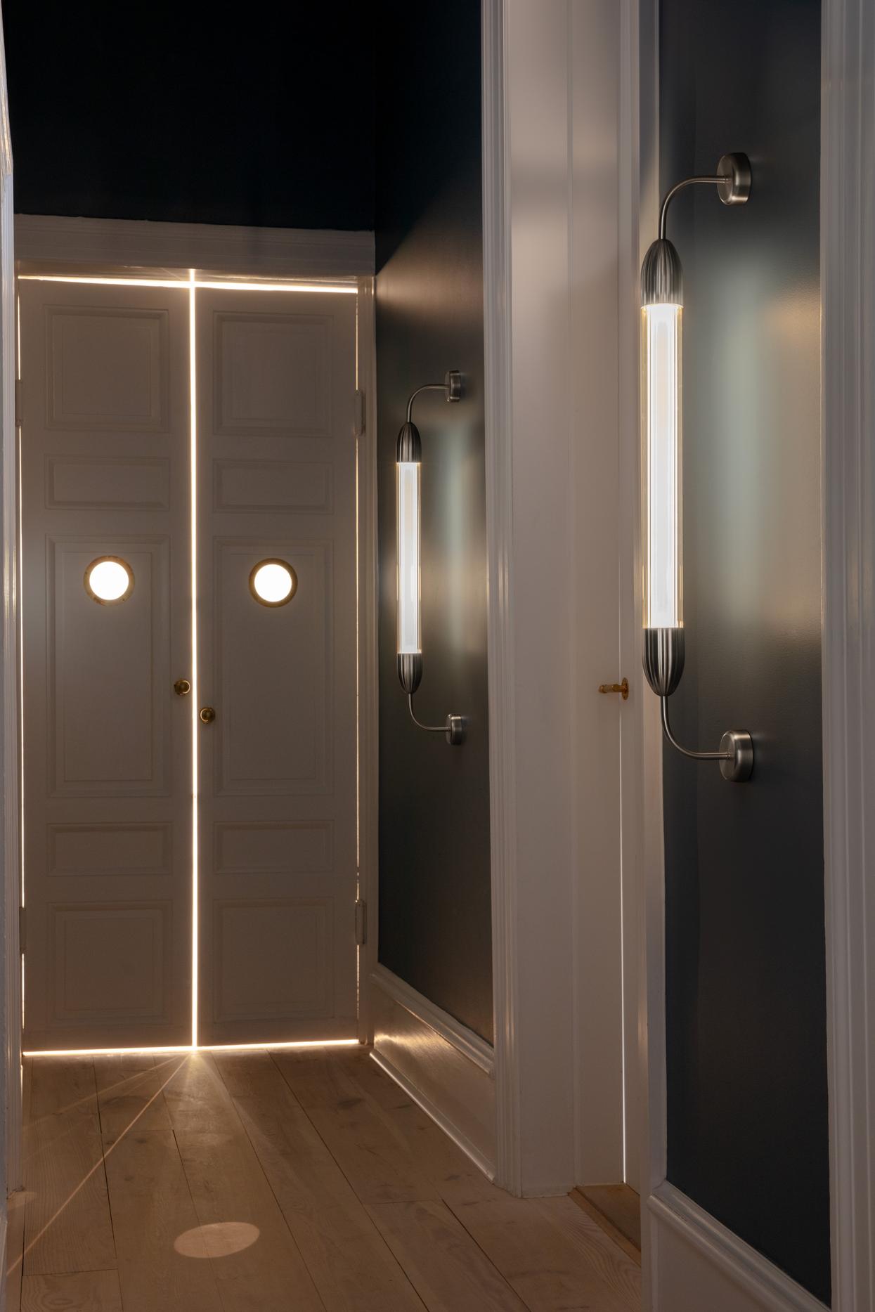 Lemon Squeeze Wall Single, væglampe, poleret stål • UMAGE