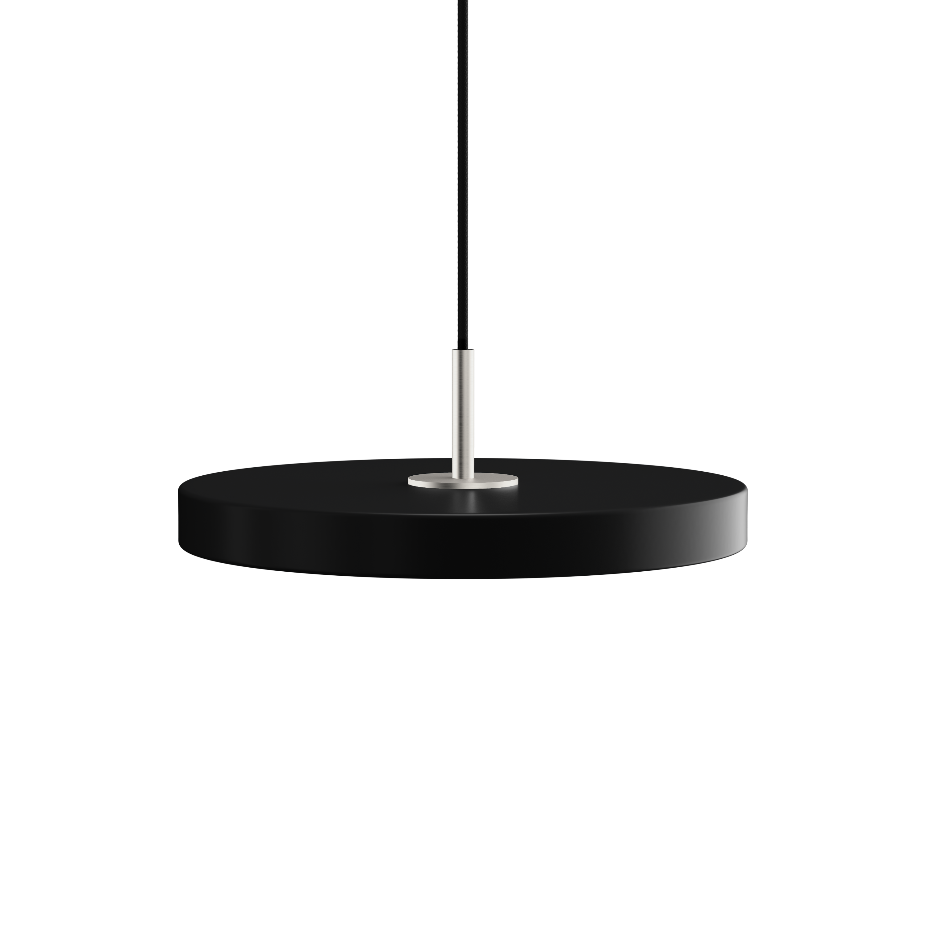 Asteria pendel, sort og stål • UMAGE