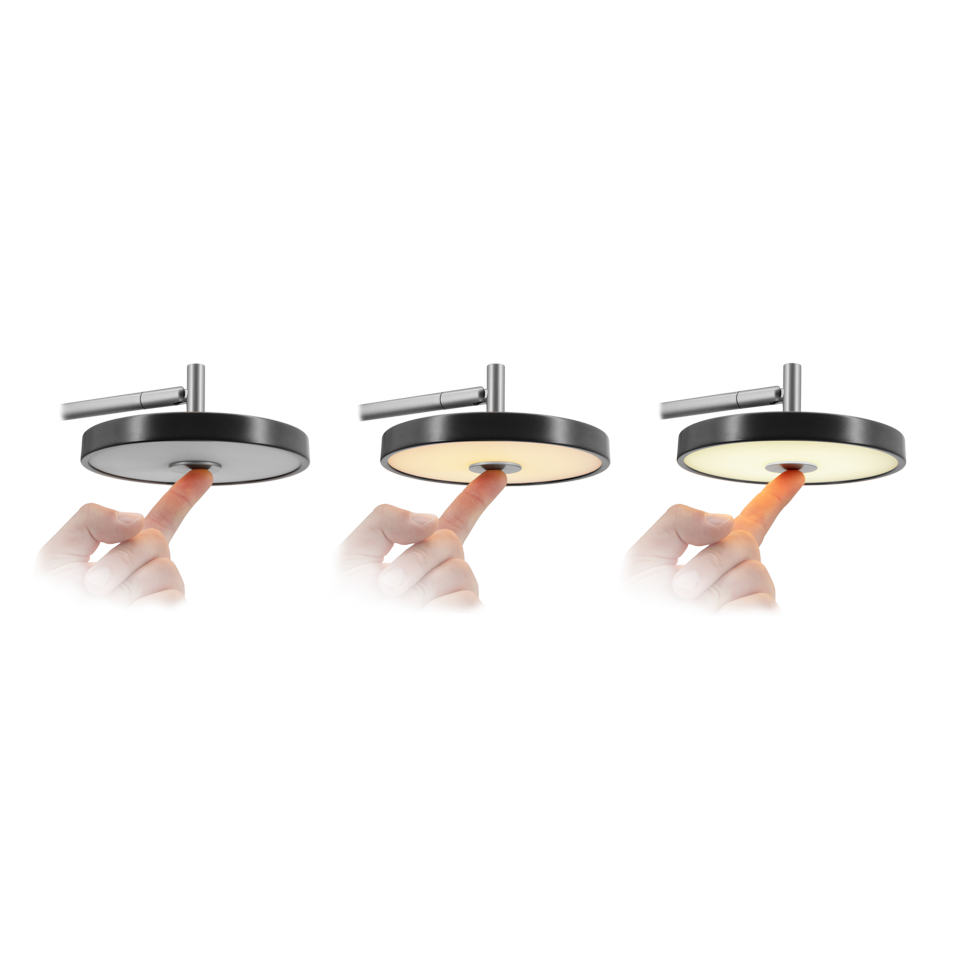 Asteria Wall væglampe (med hardwire add on), sort og stål • UMAGE