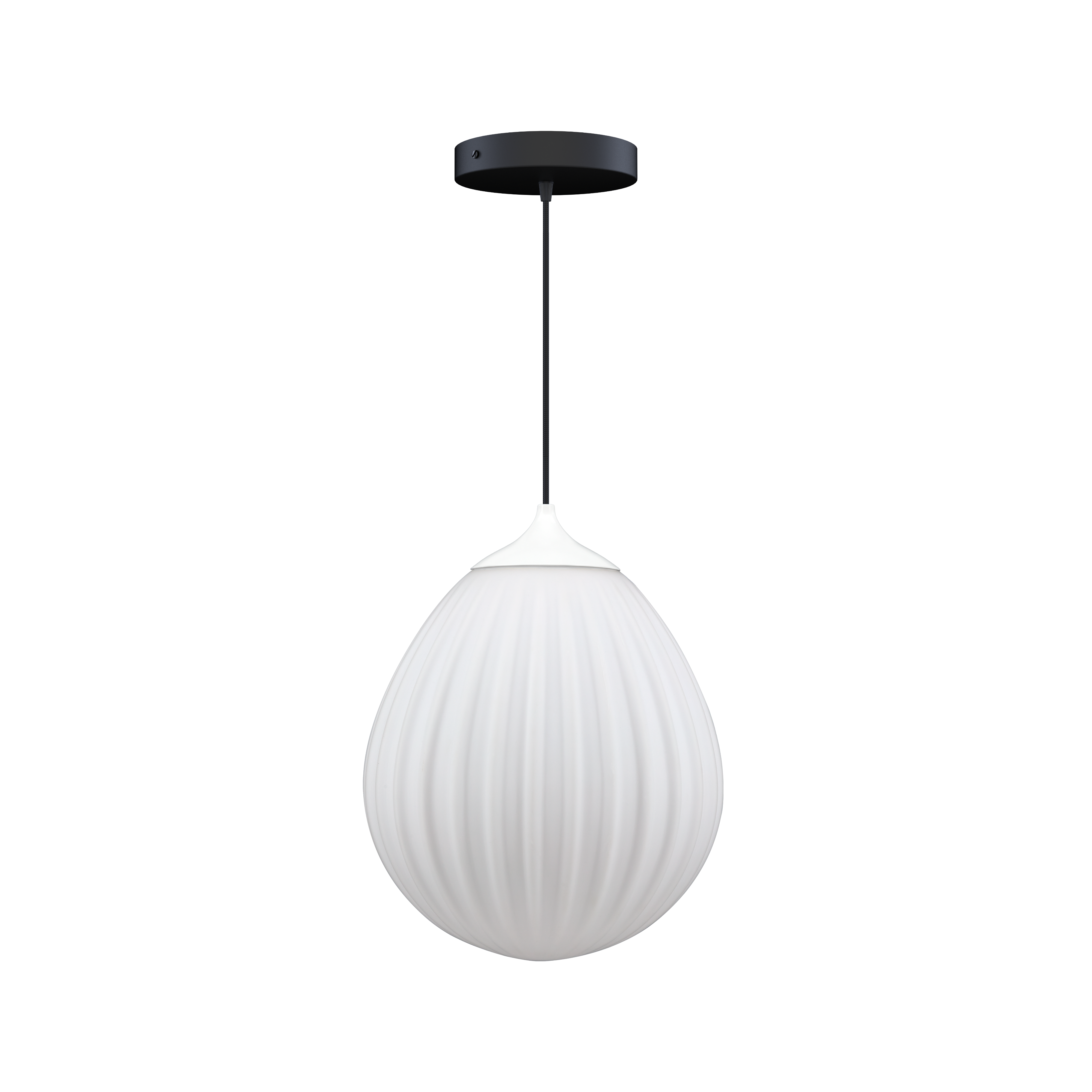 Around the World pendel med roset, hvid og sort • UMAGE