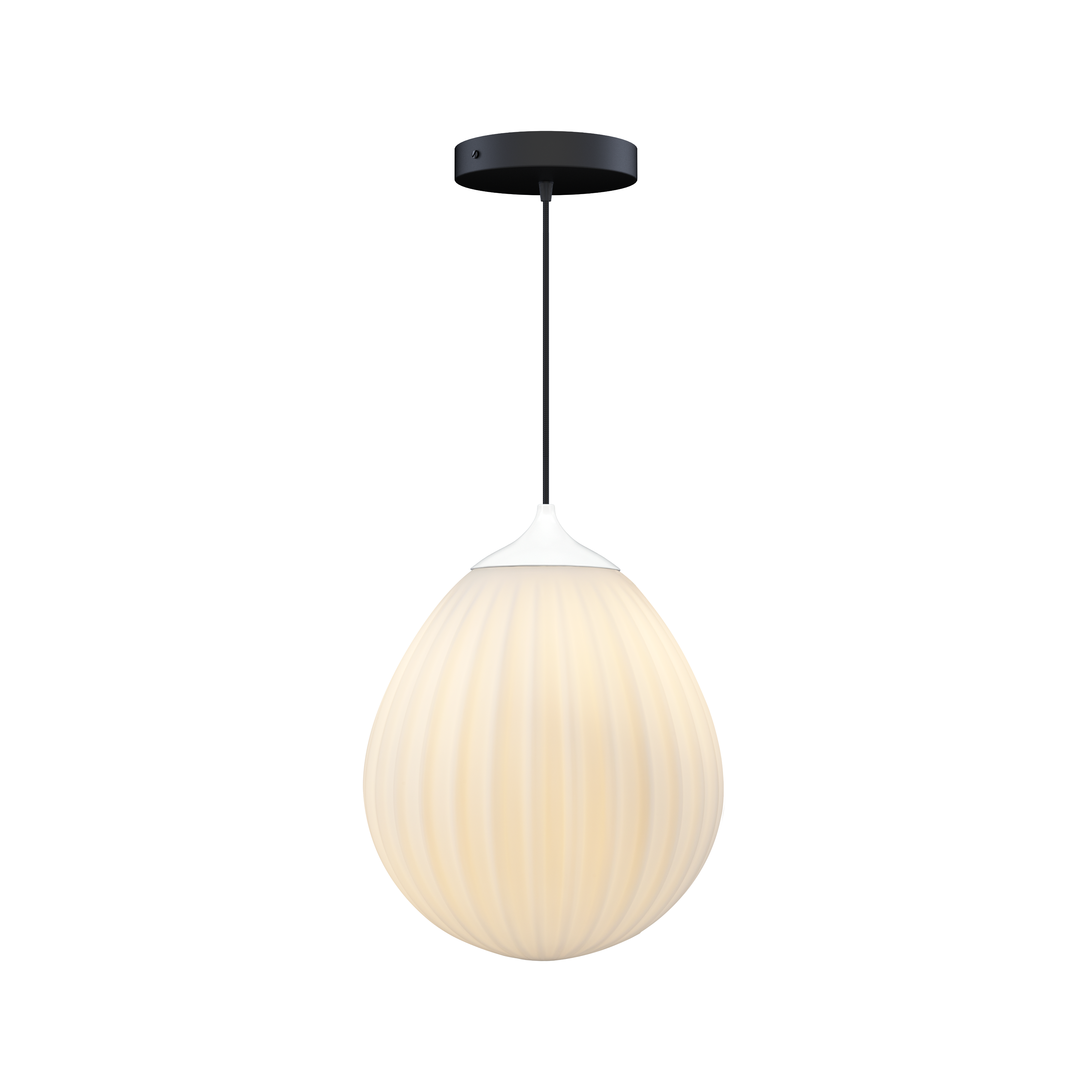 Around the World pendel med roset, hvid og sort • UMAGE