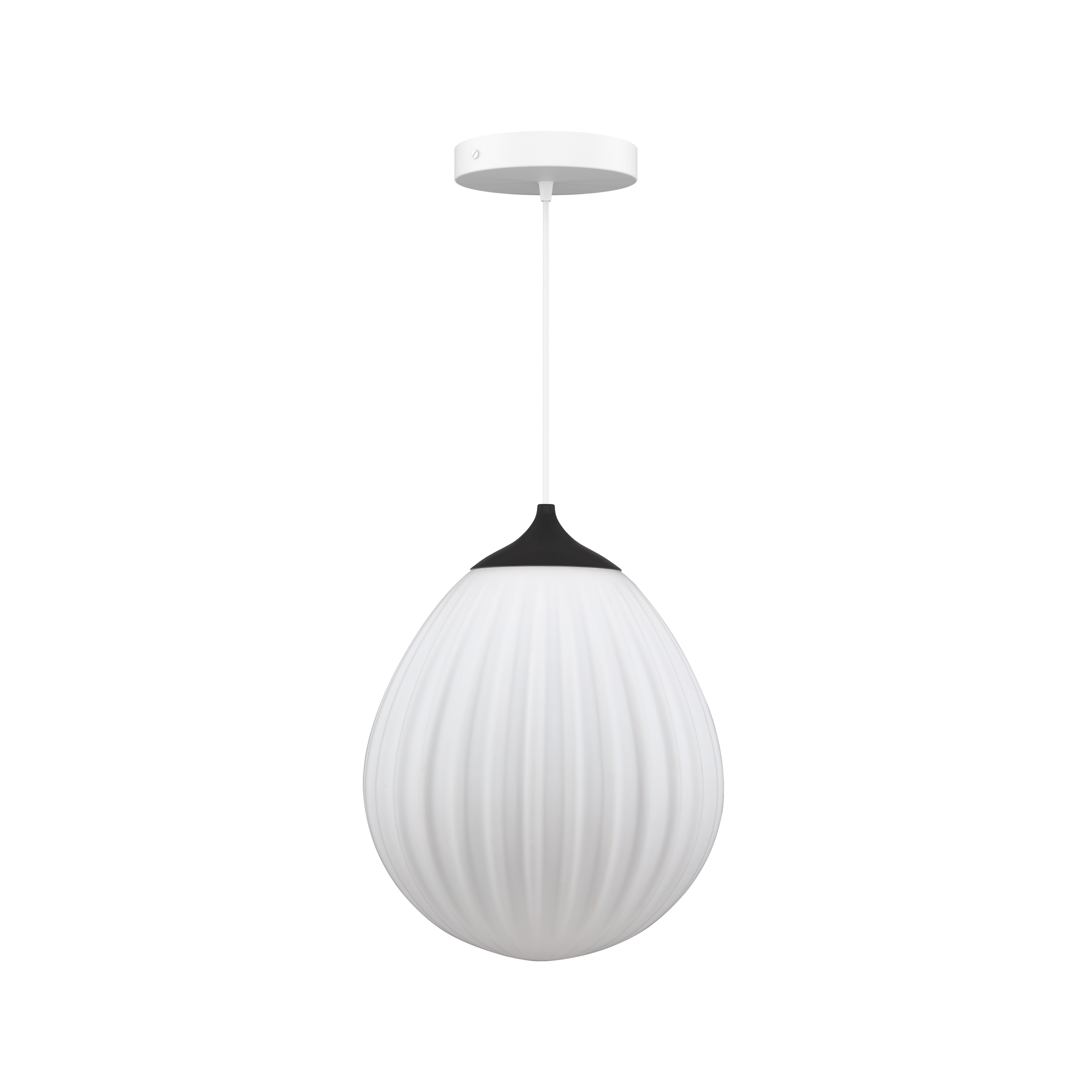 Around the World pendel med roset, hvid og sort • UMAGE