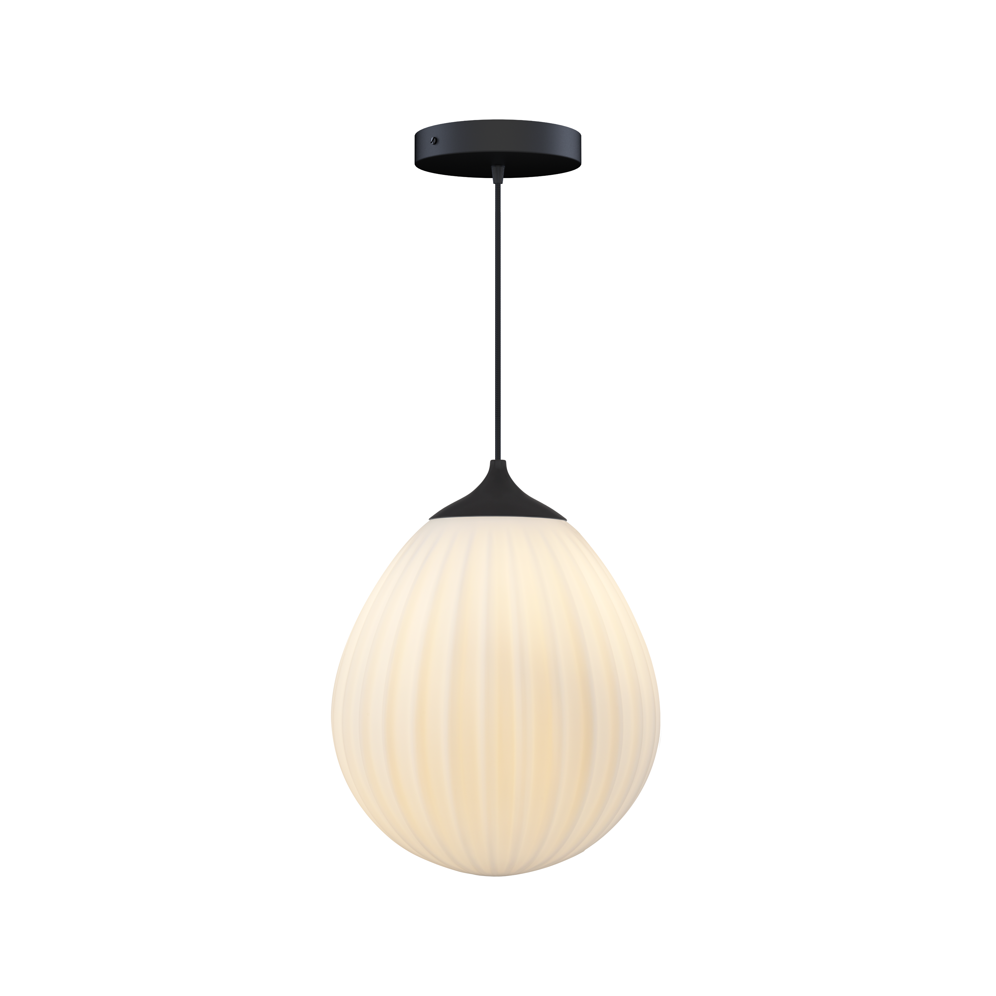 Around the World pendel med roset, hvid og sort • UMAGE