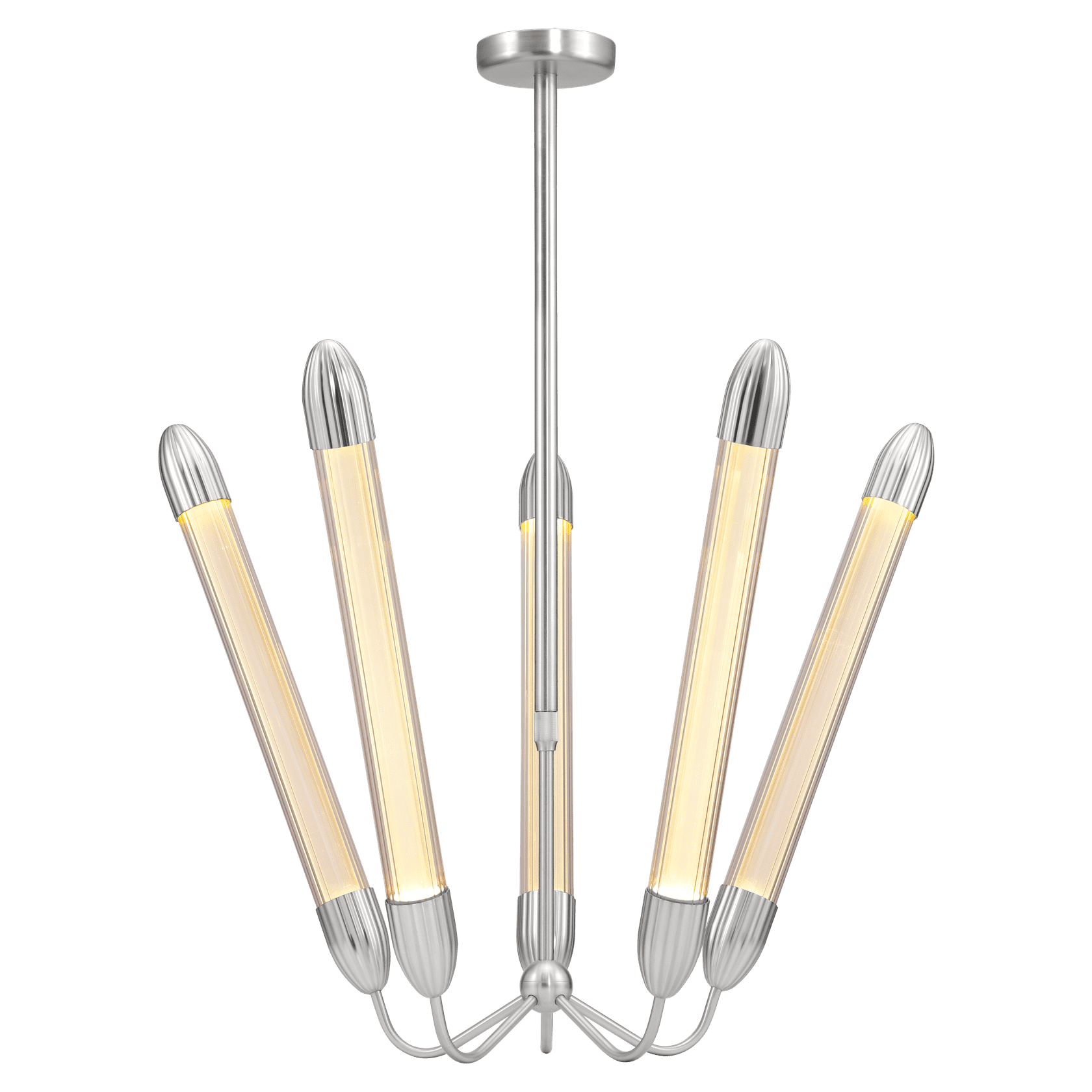 Lemon Squeeze lysekrone, poleret stål • UMAGE