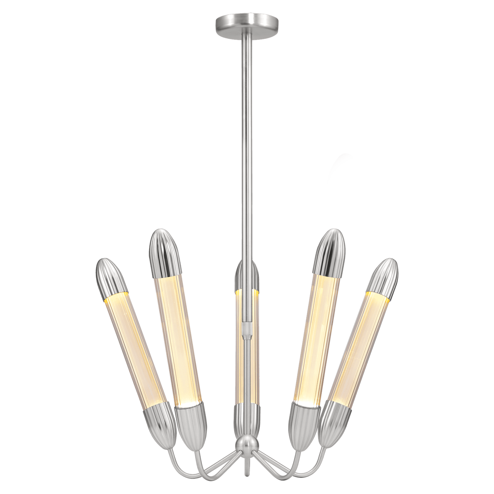 Lemon Squeeze lysekrone, poleret stål • UMAGE