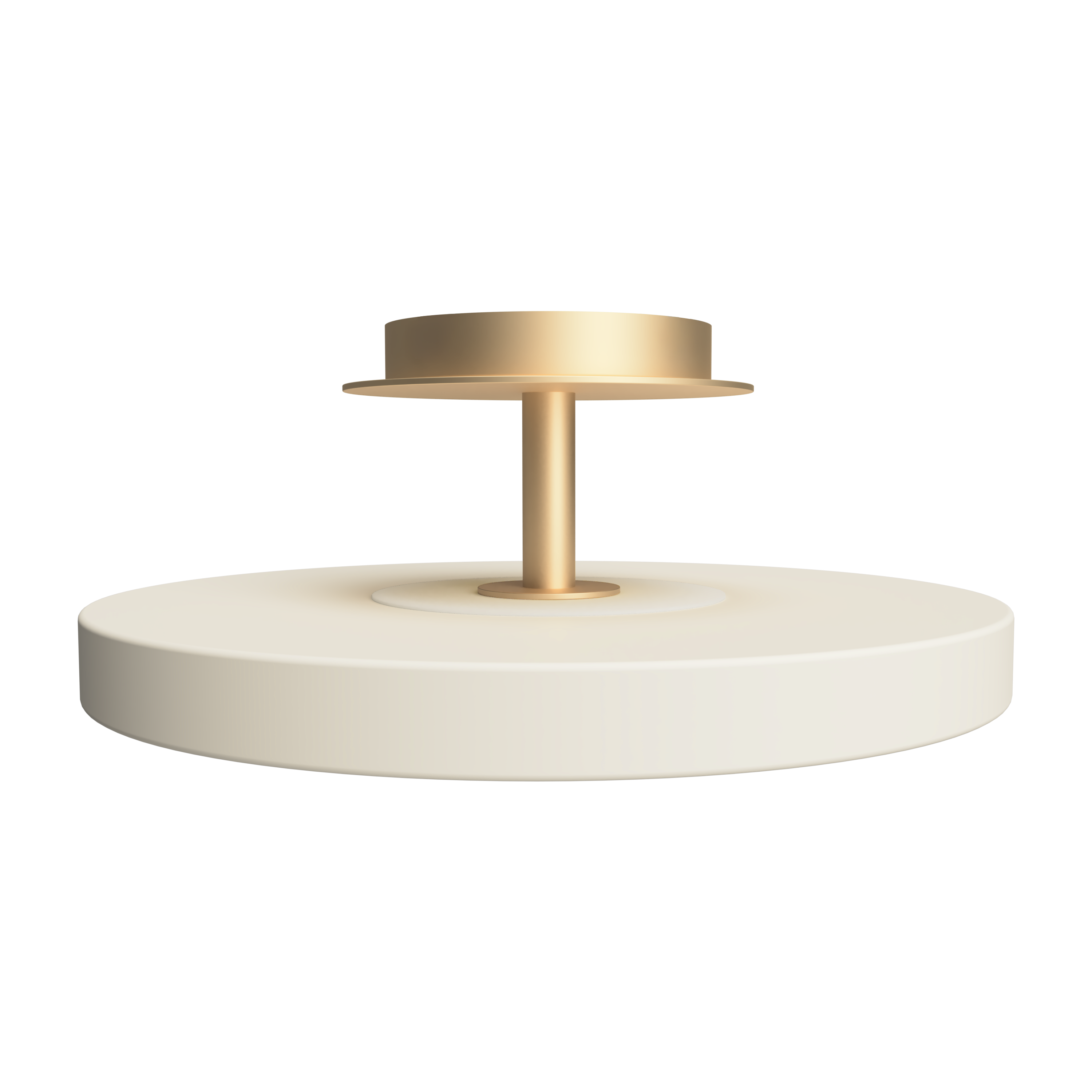 Asteria Up Plus loftlampe, hvid og messing • UMAGE