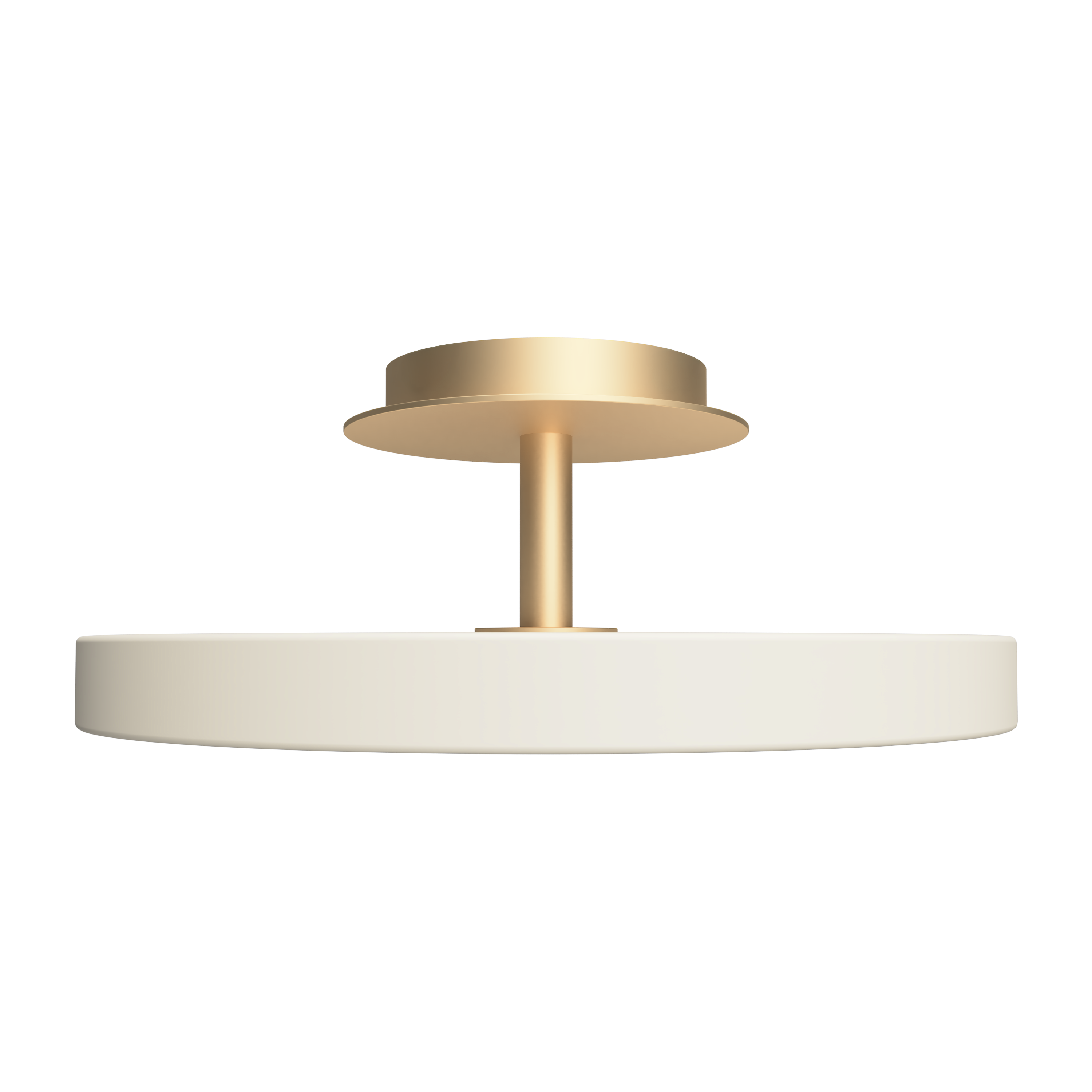 Asteria Up Plus loftlampe, hvid og messing • UMAGE