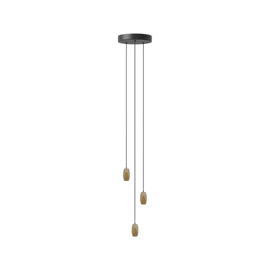 Brighter Days Hexa Cluster 3 pendel med roset • UMAGE