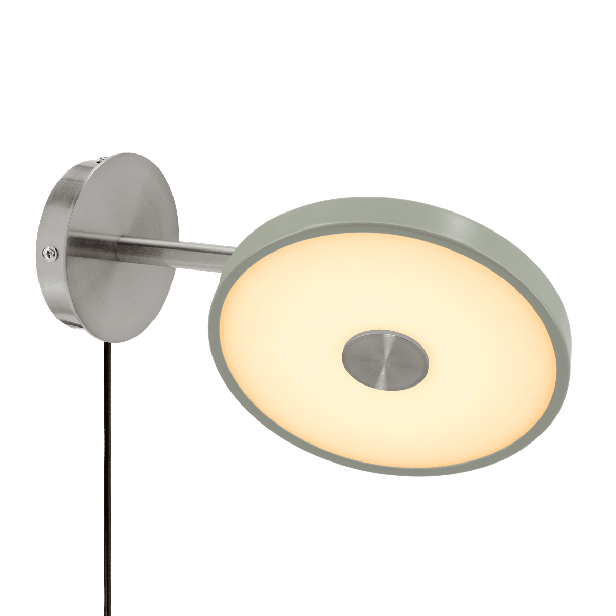 Asteria Wall væglampe, oliven og stål • UMAGE