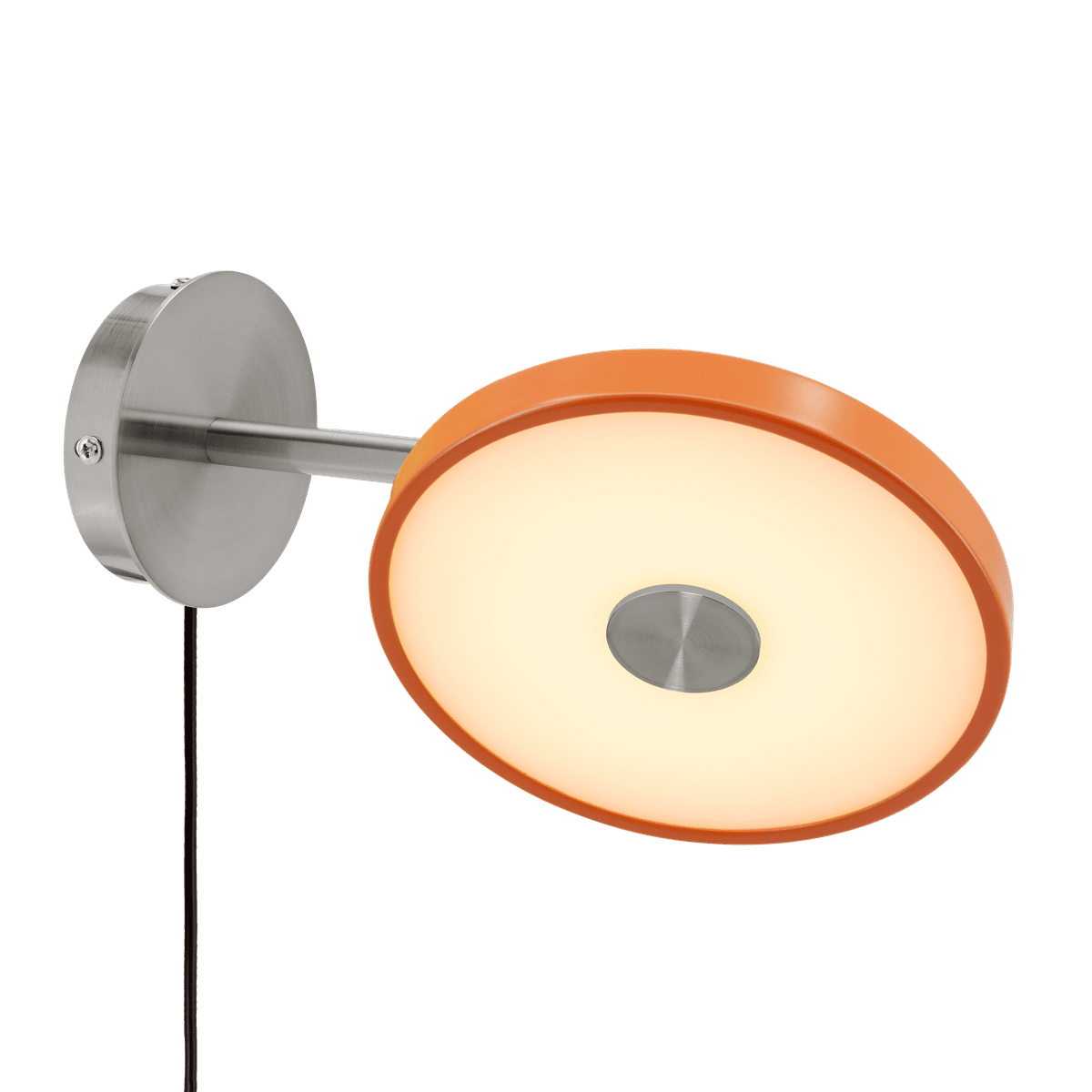 Asteria Wall væglampe, orange og stål • UMAGE