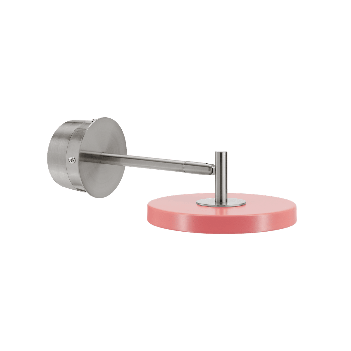 Asteria Wall væglampe (med hardwire add on), rose og stål • UMAGE