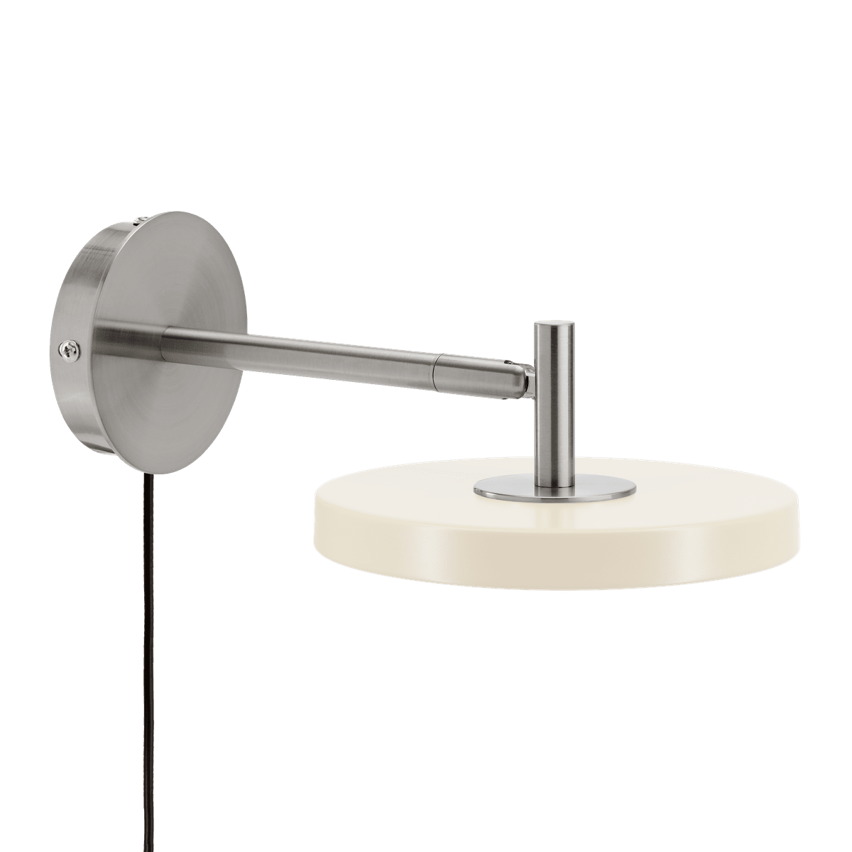 Asteria Wall væglampe, hvid og stål • UMAGE