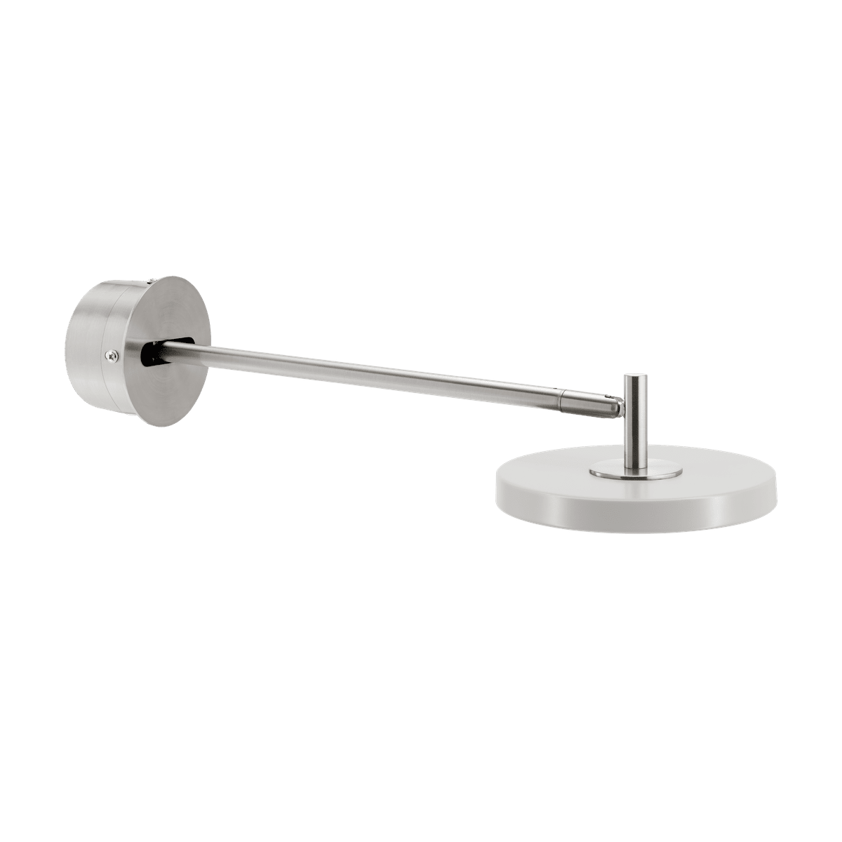 Asteria Wall væglampe (med hardwire add on), lysegrå (mist) og stål • UMAGE