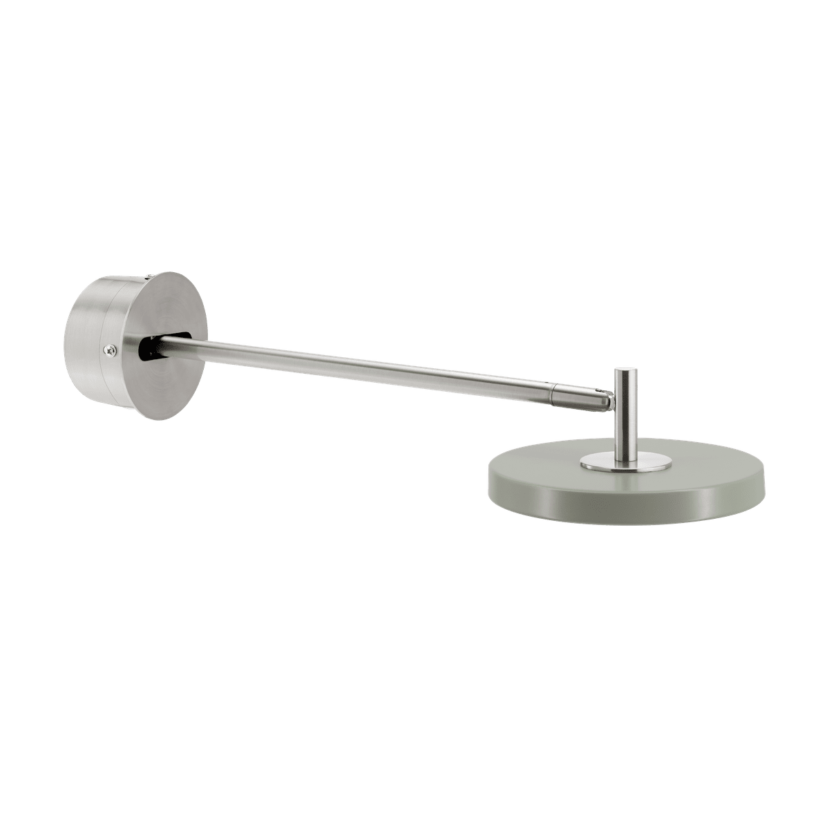 Asteria Wall væglampe (med hardwire add on), oliven og stål • UMAGE