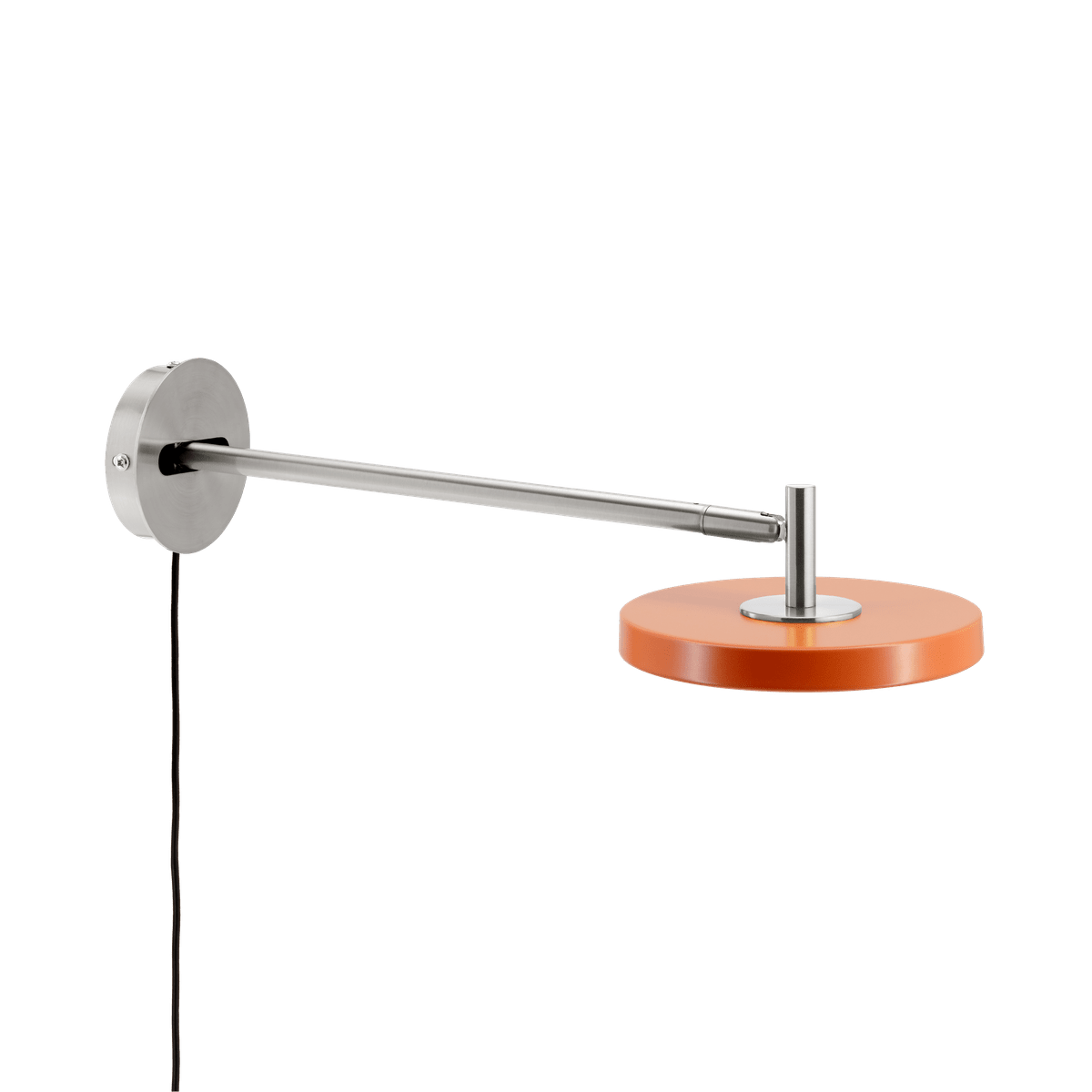 Asteria Wall væglampe, orange og stål • UMAGE