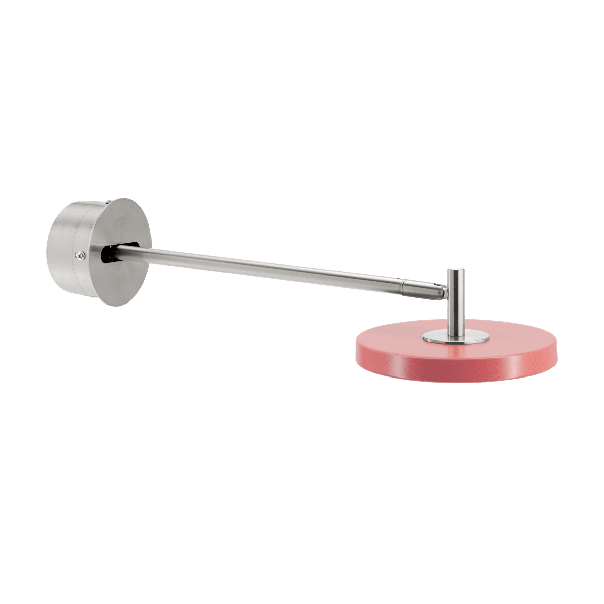 Asteria Wall væglampe (med hardwire add on), rose og stål • UMAGE